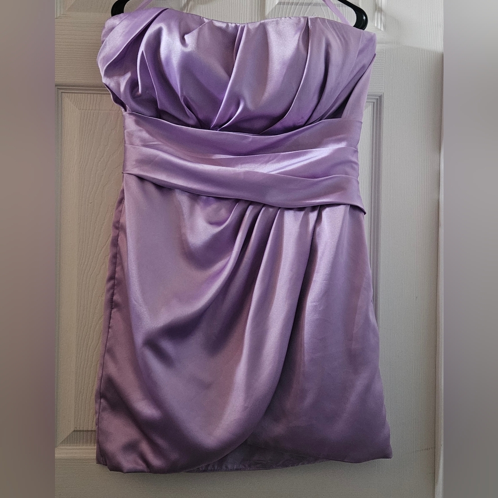 Poly USA Strapless Formal Mini Dress
